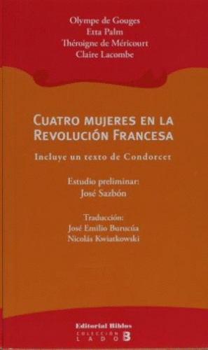 CUATRO MUJERES EN LA REVOLUCION FRANCESA