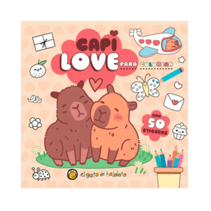 CAPI LOVE PARA COLOREAR