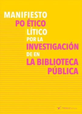 MANIFIESTO POETICO - LITICO POR LA INVESTIGACION.