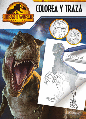 JURASSIC WORLD DOMINION: - COLOREA Y TRAZA