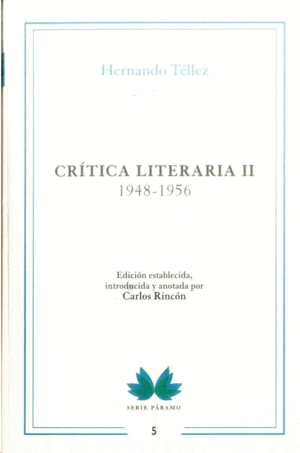 CRÍTICA LITERARIA II 1948 - 1956
