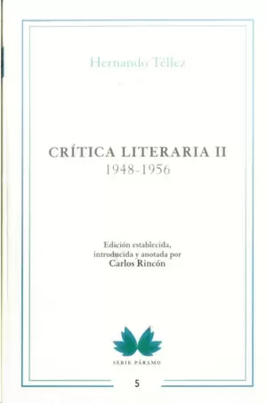 CRÍTICA LITERARIA II 1948 - 1956