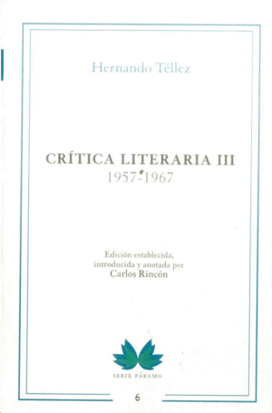 CRITICA LITERARIA III. 1957-1967