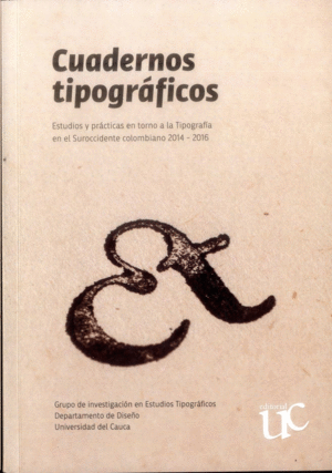 CUADERNOS TIPOGRÁFICOS