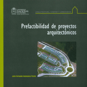 PREFACTIBILIDAD DE PROYECTOS ARQUITECTONICOS