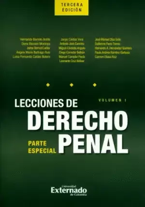 LECCIONES DE DERECHO PENAL VOL.I. PARTE ESPECIAL