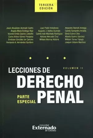 LECCIONES DE DERECHO PENAL (PARTE ESPECIAL. VOL II)