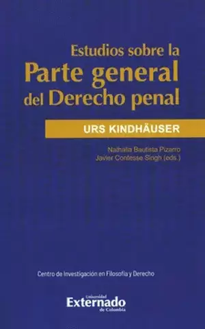 ESTUDIOS SOBRE LA PARTE GENERAL DEL DERECHO PENAL