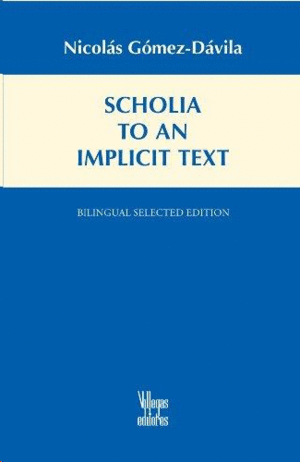 SCHOLIA TO AN IMPLICIT TEXT