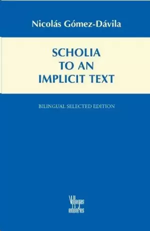 SCHOLIA TO AN IMPLICIT TEXT