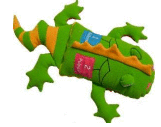 LIBRO EN TELA - ANA LA IGUANA