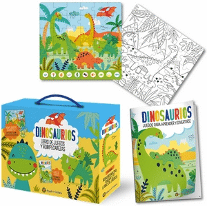 DINOSAURIOS. LIBRO DE JUEGOS Y ROMPECABEZAS