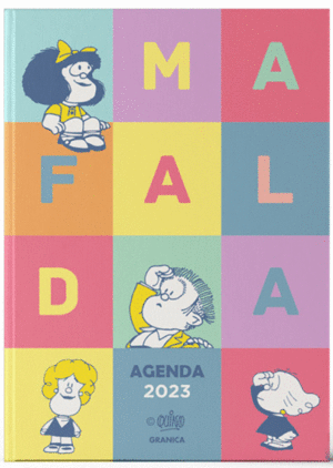 AGENDA ENCUADERNADA. MAFALDA 2023