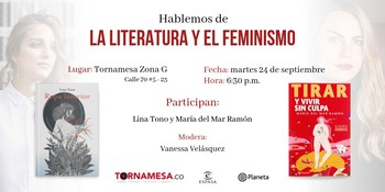 6:30 p.m. LA LITERATURA Y EL FEMINISMO